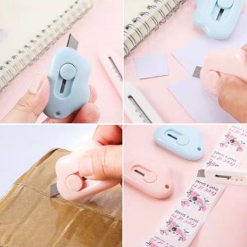 []1PC Assorted Mini Cloud Cutter Parcel Art Cutter Stationary Office ...