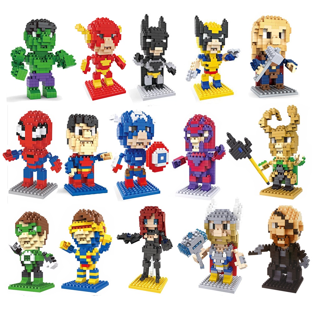 Avengers Heroes Assembles Super Hero Mini Blocks Series Collectible ...