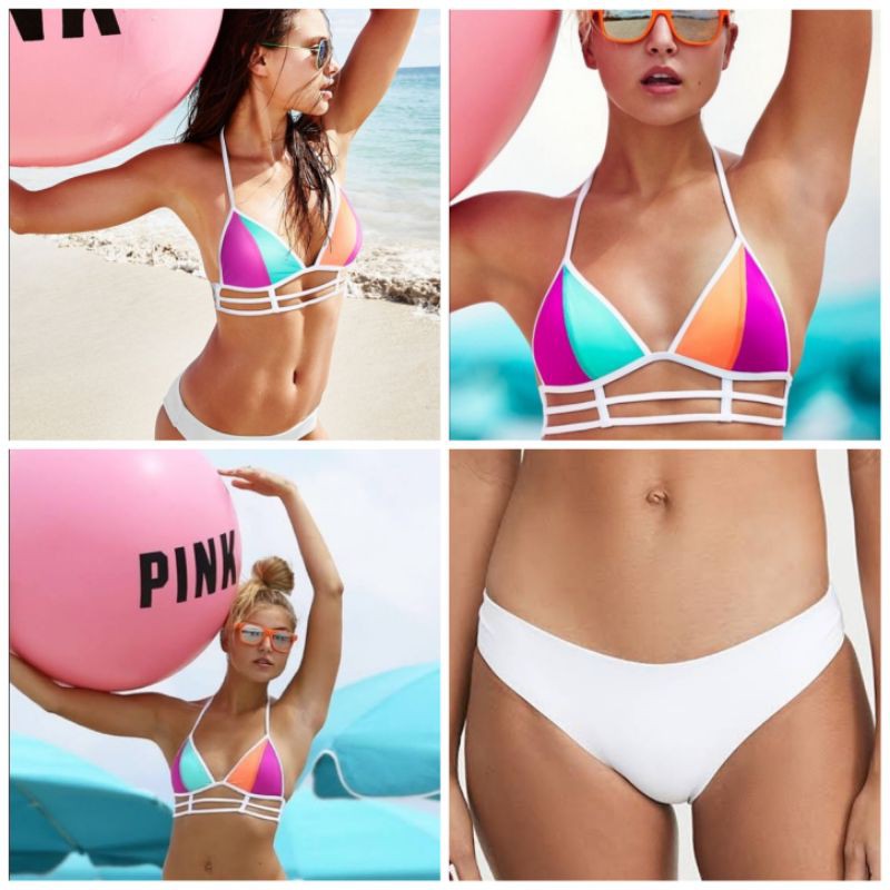 Color block cheap bikini victoria secret