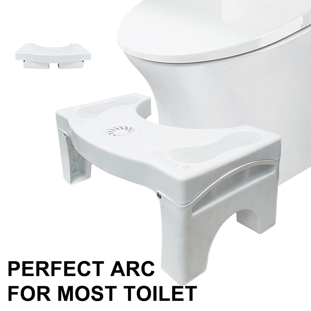 Foldable Toilet Step Stool Squatty Potty Nonslip Toilet Footstool Anti Constipation Stools