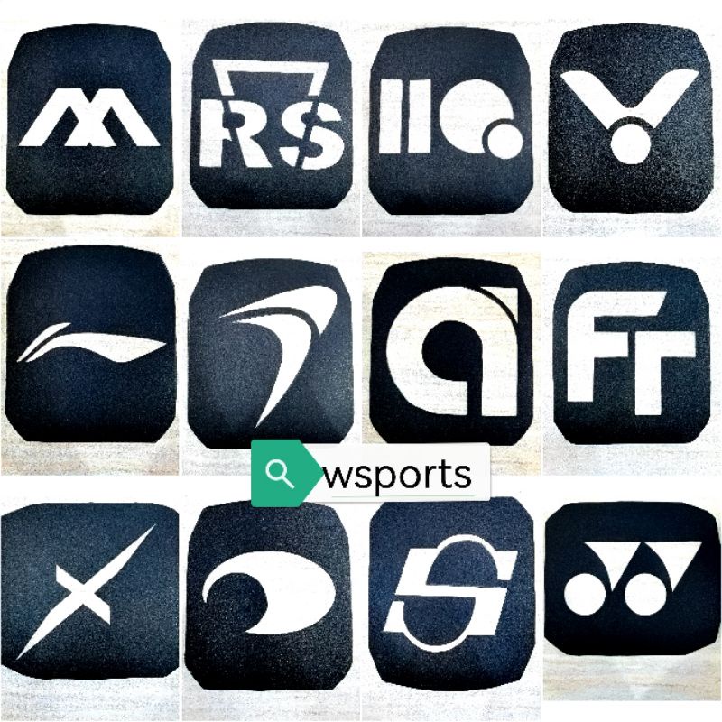 MIKA Logo Badminton Racket String Stencil Card | Shopee Philippines