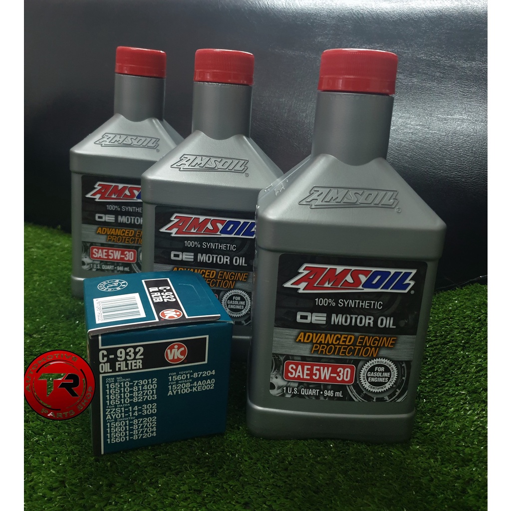 SUZUKI CELERIO AMSOIL SAE 5W30 ENGINE OIL FULLY SYNTHETIC PACKAGE