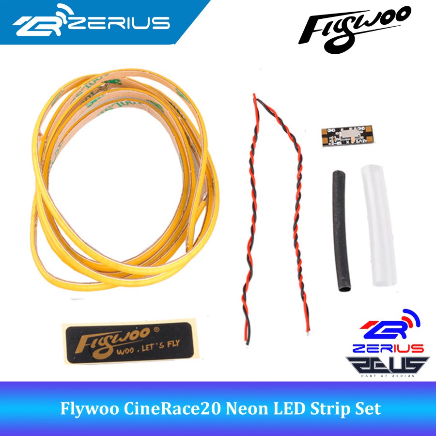 Flywoo CineRace20 Neon LED Strip 4mm x 1M DC12V BEC Set | Shopee ...