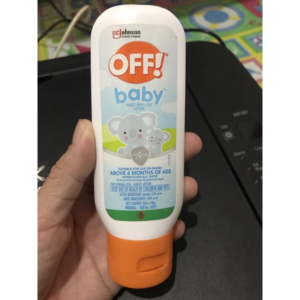 Off lotion for store baby