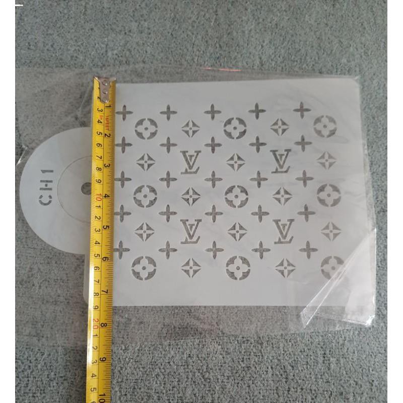 Rulers♧✁LV louis vuitton cake stencil set of 2