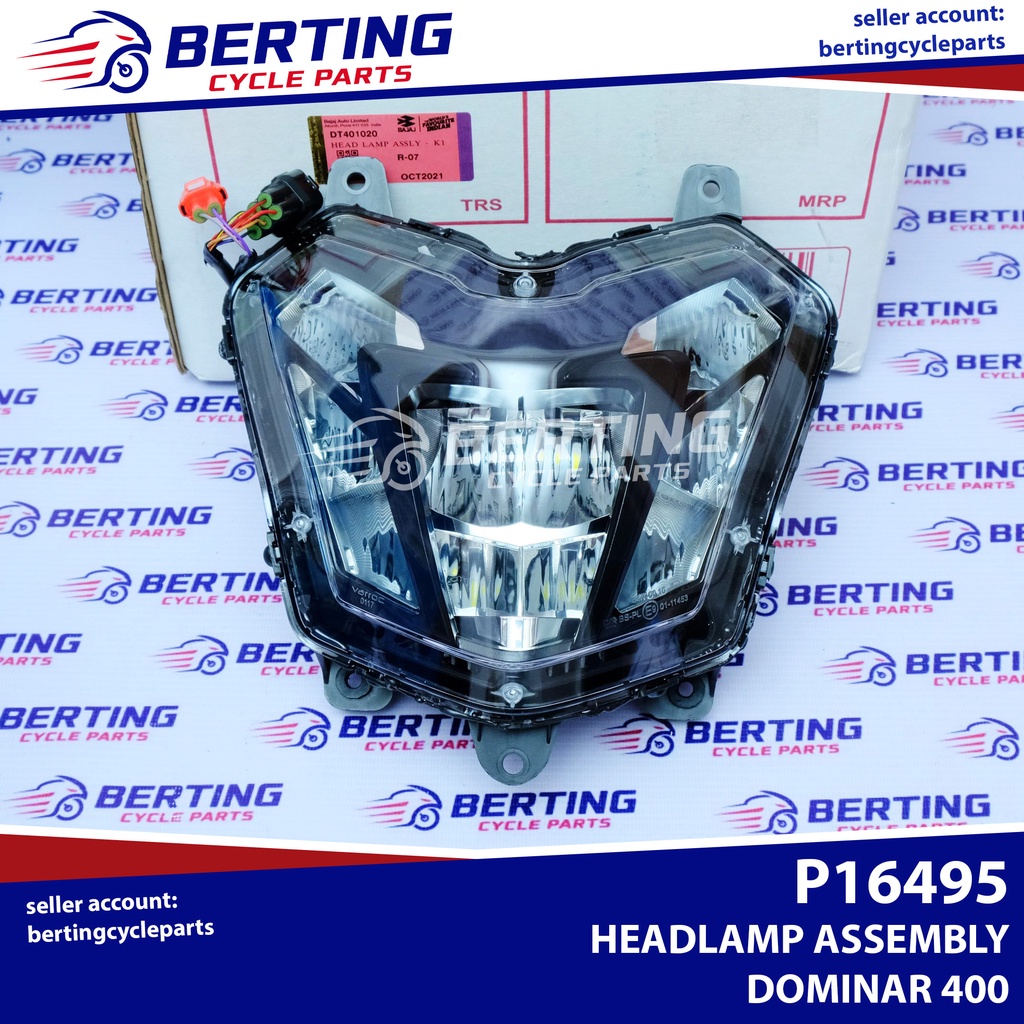 HEADLIGHT ASSEMBLY Dominar 400 V1 UG Genuine DT401020 Shopee Philippines