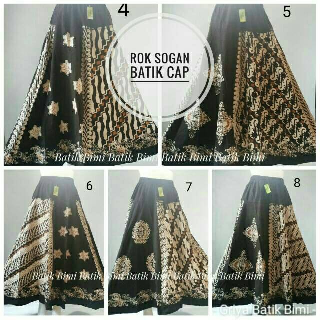 KATUN Modern women's sogan stamped batik long skirt made of premium ...