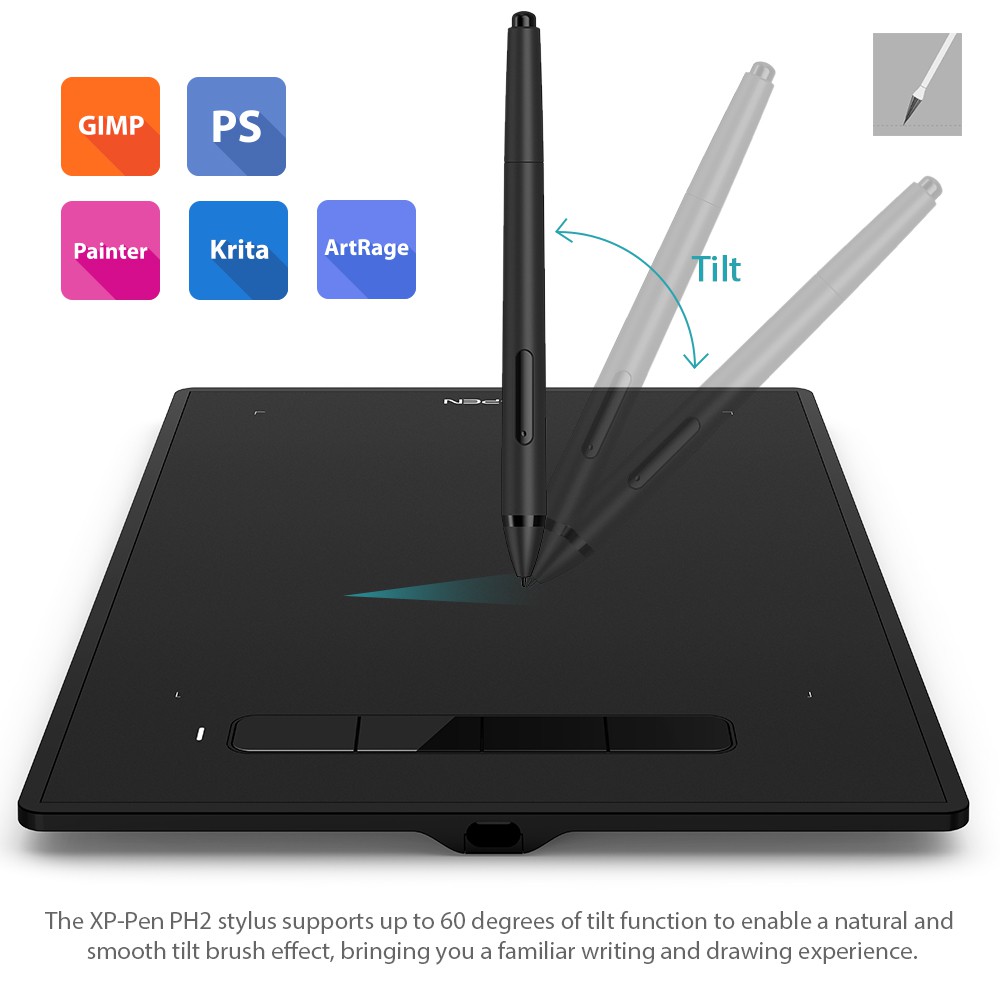 XPPen Star G960S Plus Digital Drawing Tablet Graphic Pen Tablet