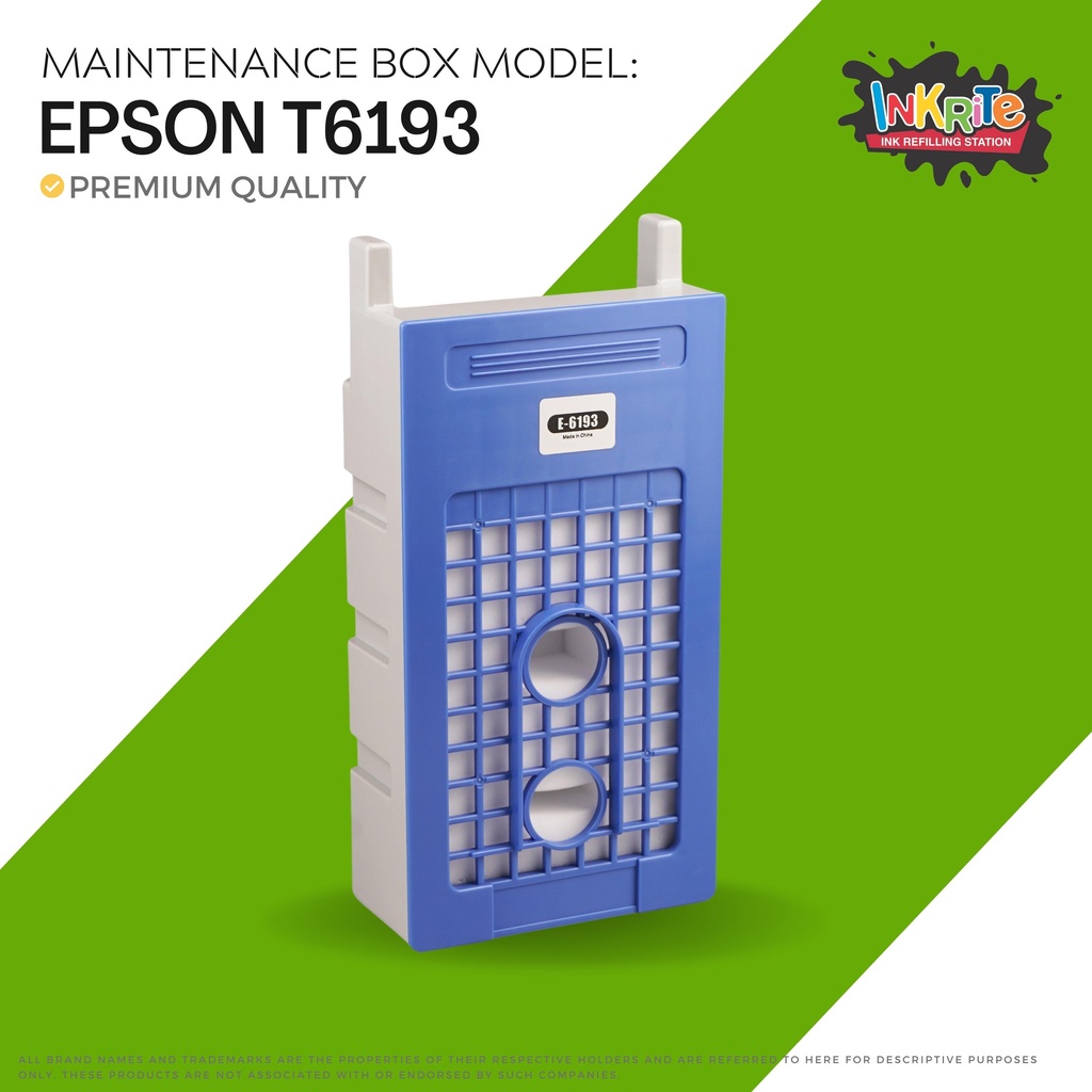 Inkrite T6193 Ink Maintenance Box For Epson Surecolor F6000 T3000 T5000 ...