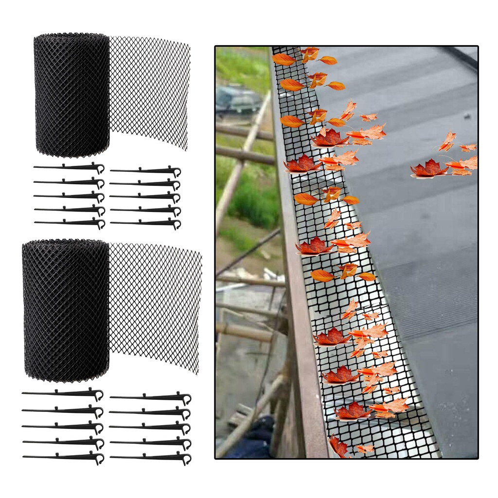 Fun 1Pc Roof Gutter Guard Filters Easy Install Gutter Guard Gutter