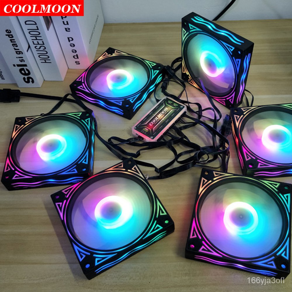 Coolmoon Unique CPU Radiator Billow Heatsink Dissipation RGB Cooling ...