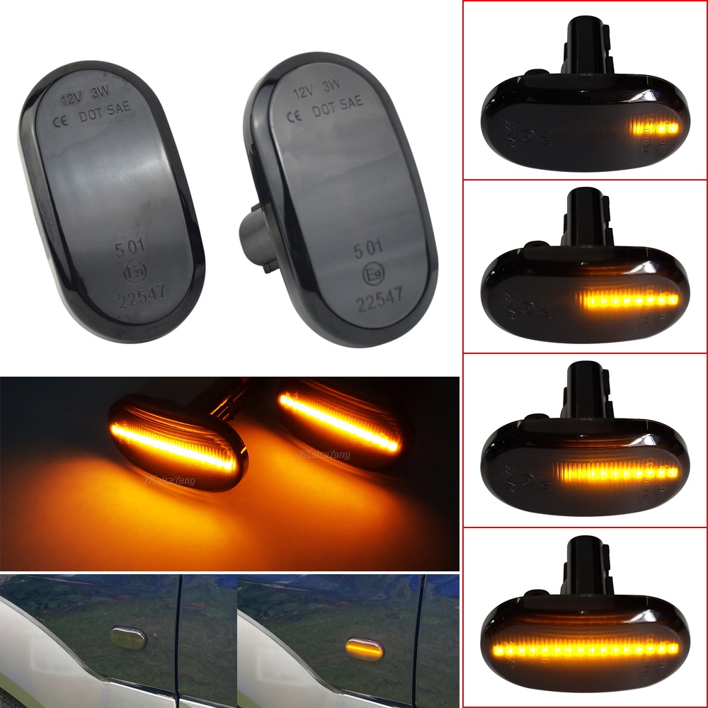 Sequential Indicator LED Dynamic Turn Signal Side Marker Light For ...