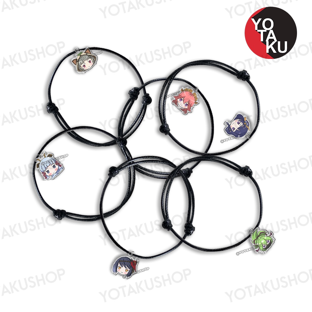 Anime Bracelet Genshin Impact Inazuma Strap Single Charm Fanmerch Itto