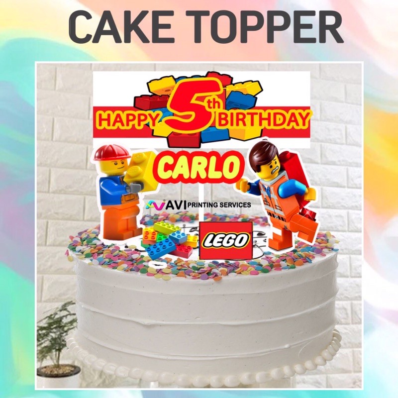 Lego birthday best sale cake kit