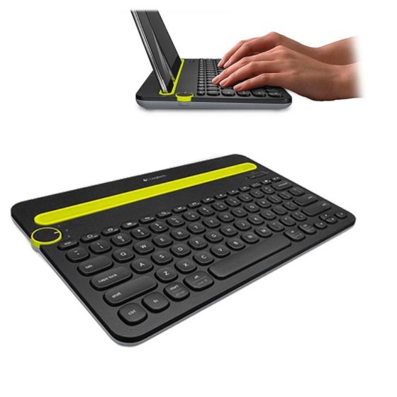 Logitech K480 BLUETOOTH MULTI-DEVICE KEYBOARD Switch typing your ...