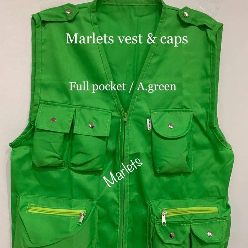 Vest Chaleco Full pocket Barangay Tanod vest Toda Safety Rescue ...