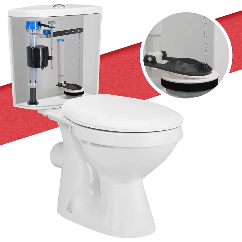 PCF* Rubber Flapper Bathroom Universal Toilet Flapper Seal Adjustable ...