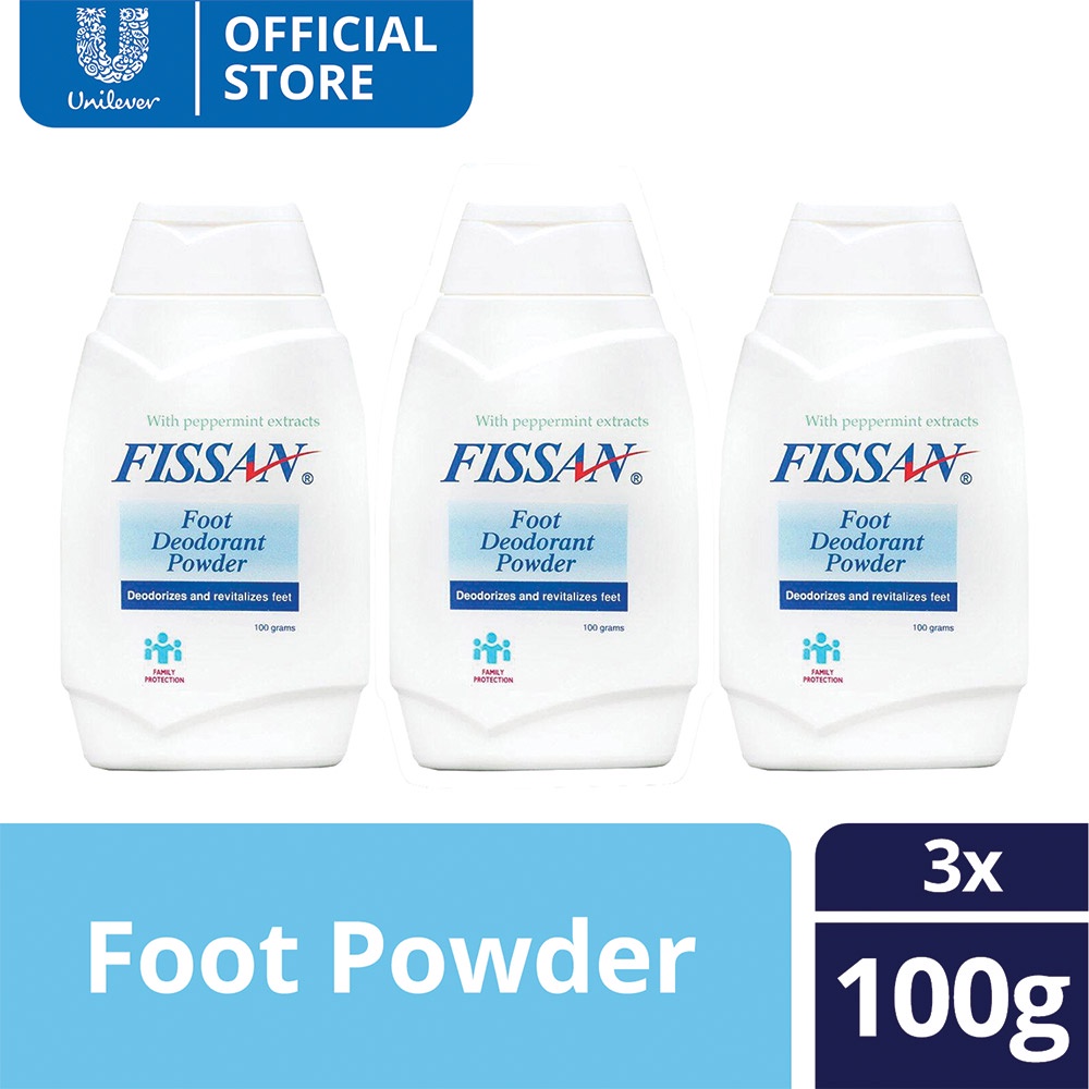 [BUNDLE OF 3] Fissan Foot Deodorant Powder 100G Shopee Philippines
