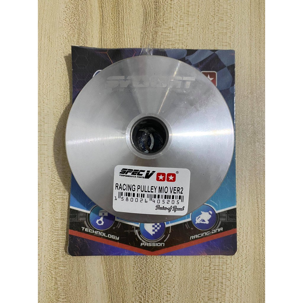 Racing Pulley & Drive Face With Backplate And Slide Piece (Mio Sporty