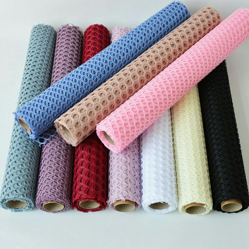 Flower Wrapping Mesh Roll Poly Net Round Korean Paper Bouquet Round