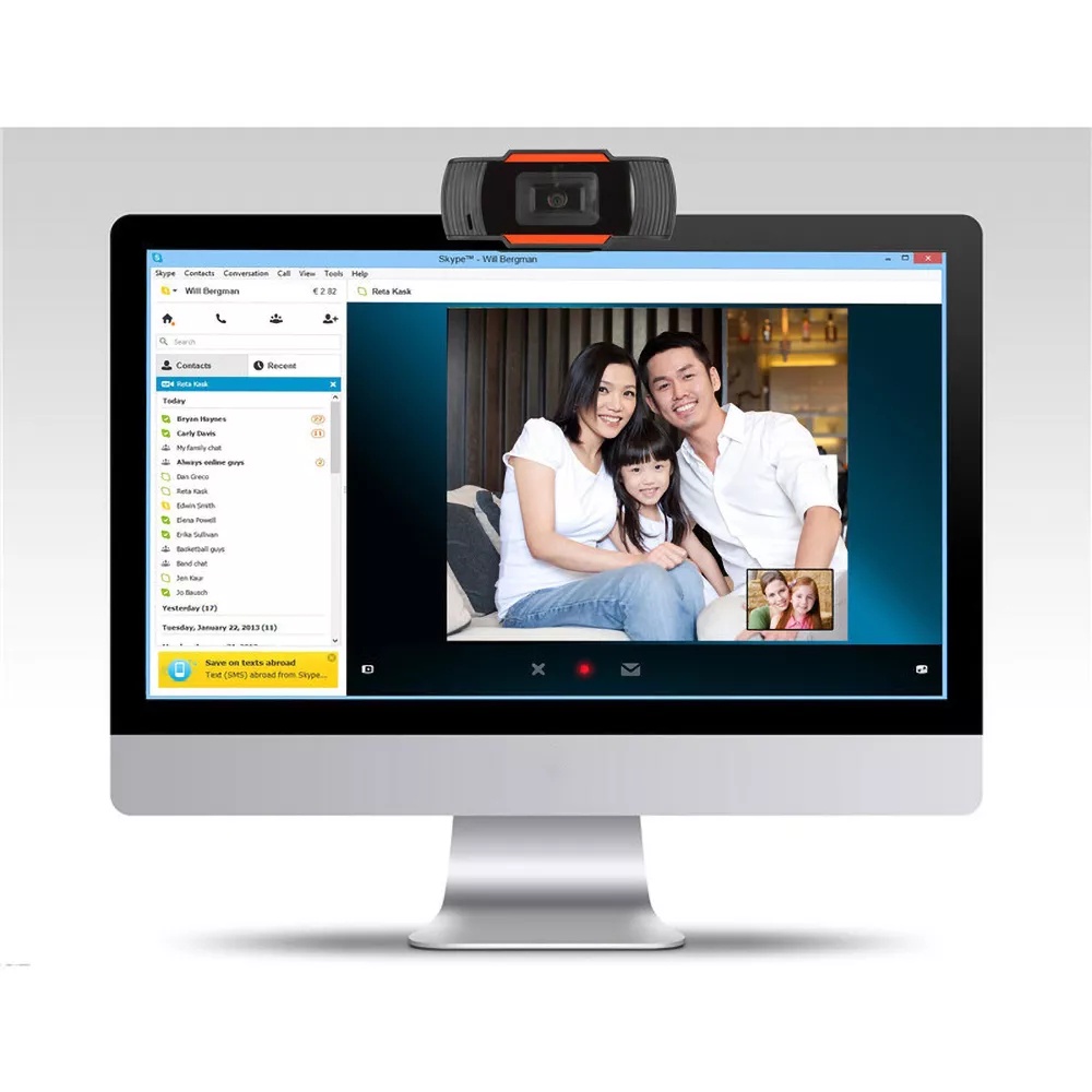 MORUI Webcam 2K/ 1080P/ 720P Full HD Video Call For PC Laptop With ...