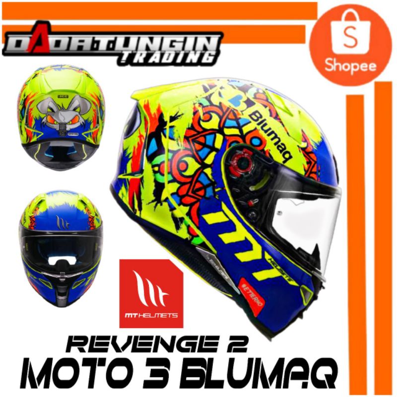 mt blumaq helmet REVENGE 2 MOTO 3  MT helmet Blumac ,simple quick