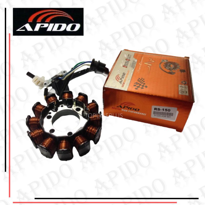 Stator Coil Assembly - Vega Force Fi/Sight 115, RS150, Mio MX125/MXi125 ...