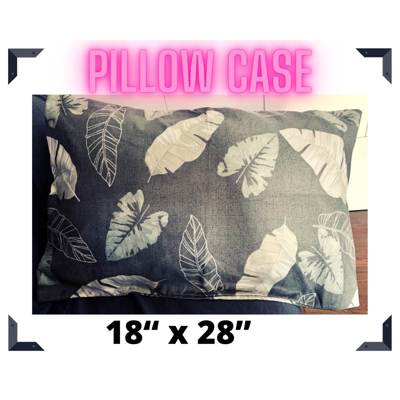 Pillowcase 18 x 28 large size pillowcase with zipper Shopee Philippines