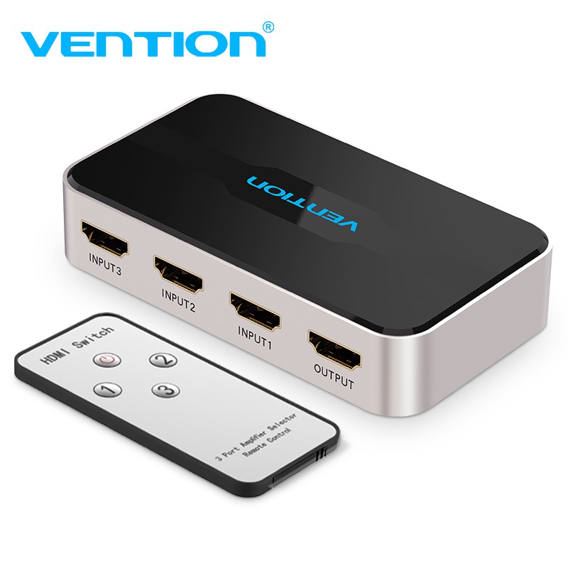 Vention HDMI Splitter 3 In 1 Out 4K HDMI Switcher - AFFH0 | Shopee ...