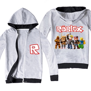 Roblox Boys Cotton Long Sleeve Zipper Hooded Jacket, black 3 :  : Fashion