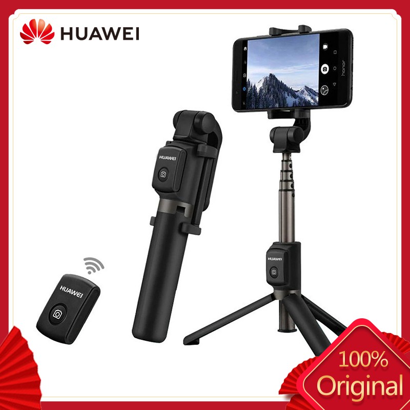 100 Original HUAWEI AF15 Travel Tripod Wireless Bluetooth Selfie Stick Portable Tripod Control
