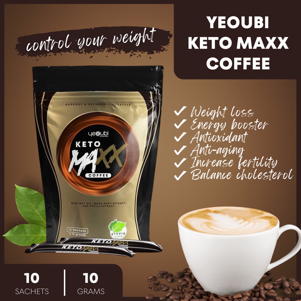 Keto Maxx Coffee Yeoubi with MCT Oil, Maca Root Extract & Stevia