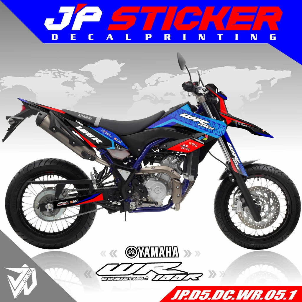 Decal Sticker WR 155 Full body - Dekal Sticker WR 155 Racing Mandalika Team  kode 05 | Shopee Philippines