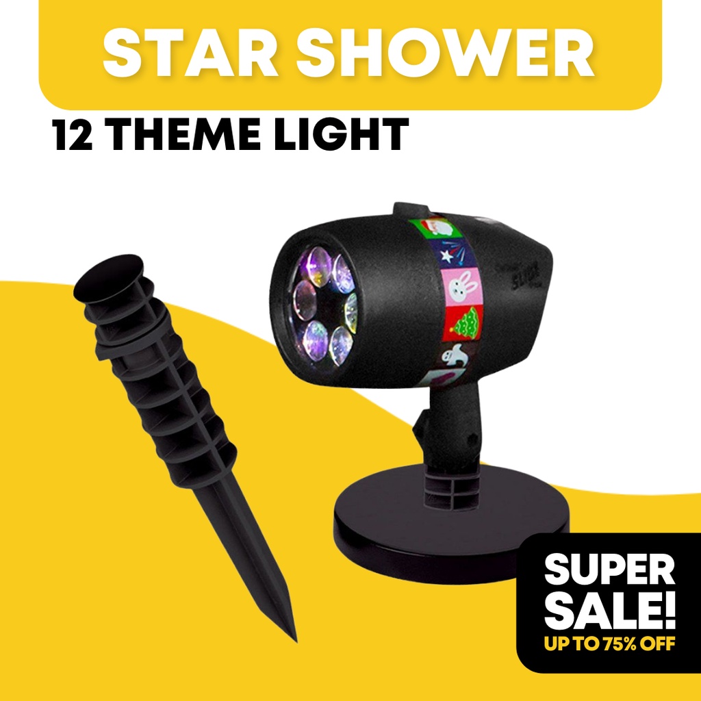 Original Star Shower Slide Show Galaxy Shower Upgraded Version Full