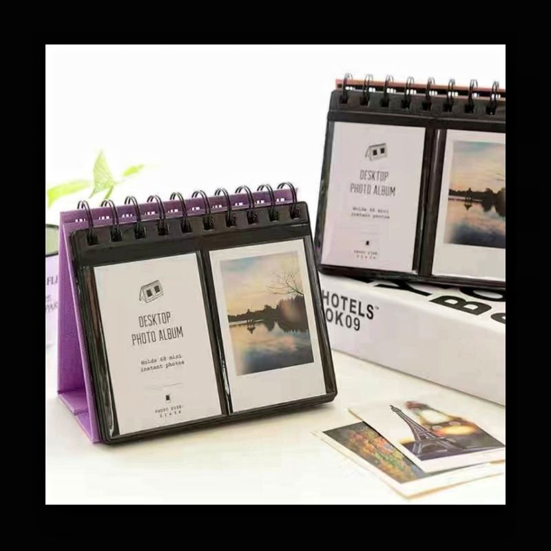 3-inch desk calendar photo album set-up business card storage book card  Polaroid photo album MINI photo paper storage photo frame book