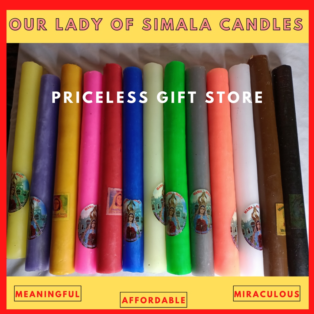 Our Lady of Simala Candles Shopee Philippines