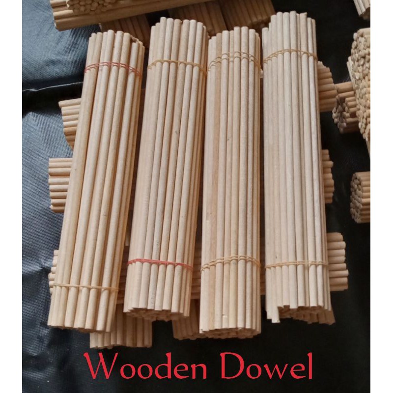 Wooden Dowel ( Small To Large )12" | Shopee Philippines