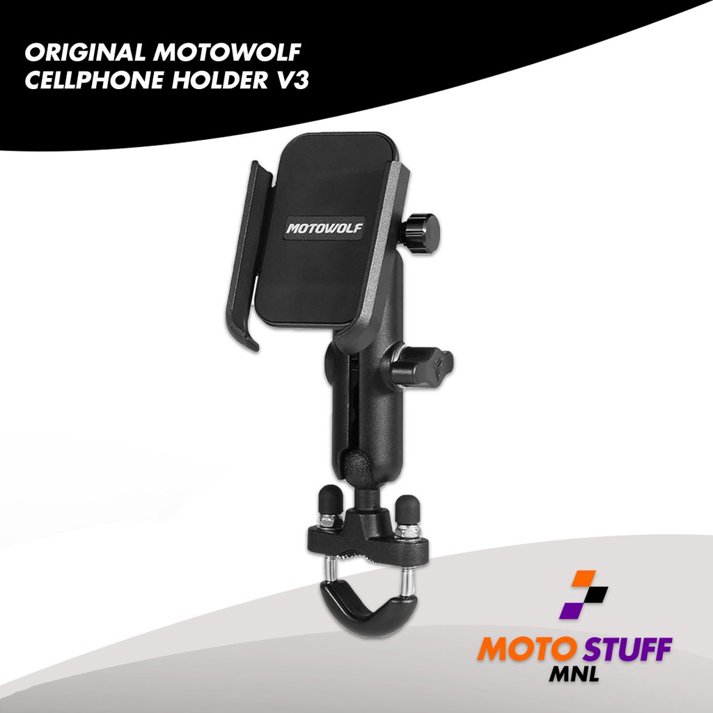 Original Motowolf Cellphone Holder V For Motorcycle Shopee Philippines