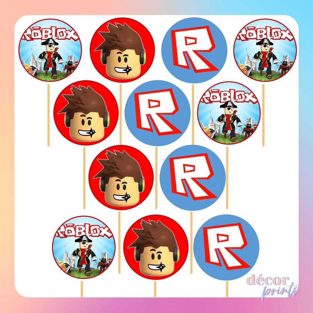 Roblox Cupcake Topper Birthday Cup Cake Topper Person vrogue.co
