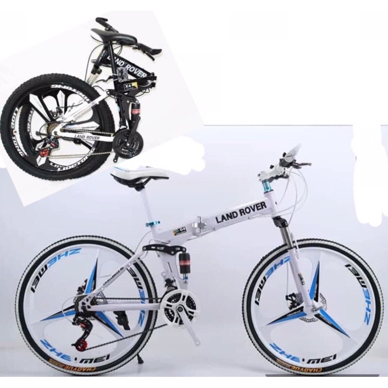 Land Rover Folding Bike Size 26 with 3 Spokes Mags | Shopee Philippines