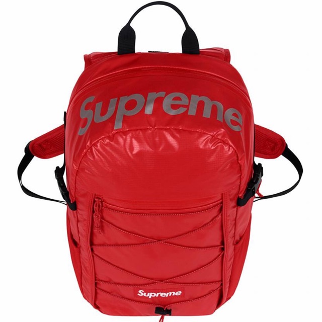 Supreme fw17 sales backpack red