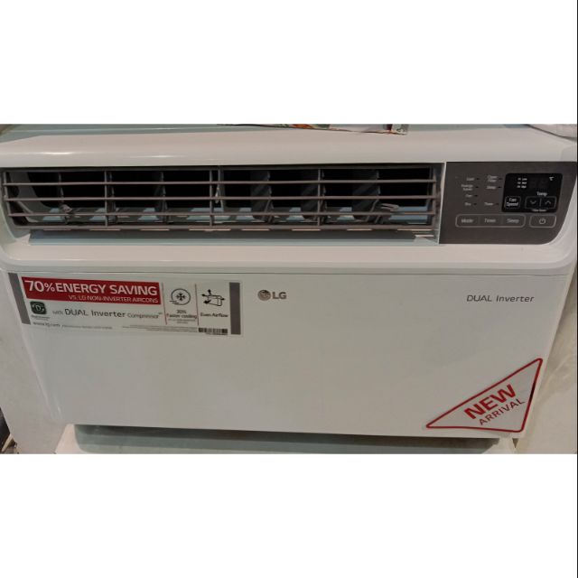 2024 LG DUAL FULL INVERTER remote control timer window type aircon 2hp