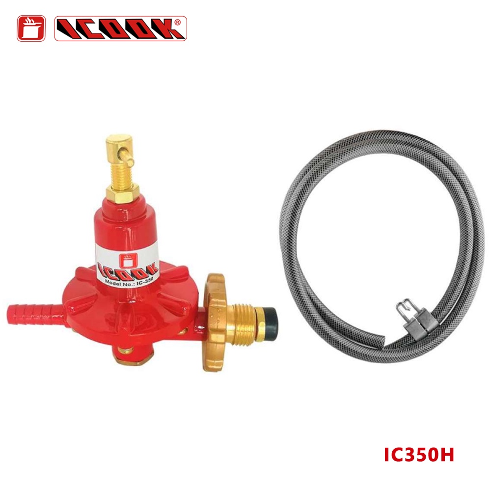 LPG Gas Regulator High Pressure IC350 and LPG Hose ICH150 Bundle iCook IC350H Shopee