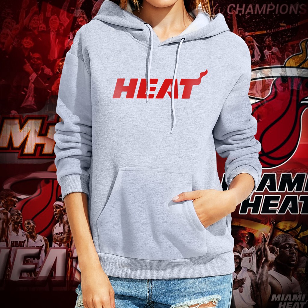 Miami Heat NBA Basketball White Hot Heat Hoodies Jacket for Women 04 Shopee Philippines