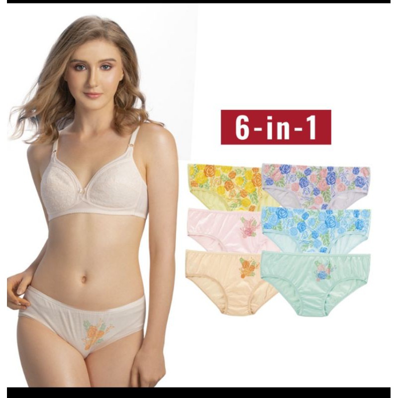 Pack of 6 Piece Mixed Color XL Soen Panty 119590