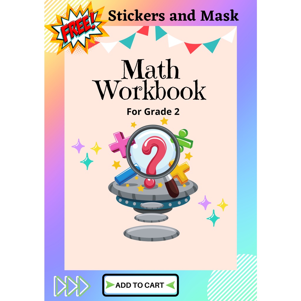 GRADE 2 MATH WORKBOOK (50 PAGES) | Shopee Philippines