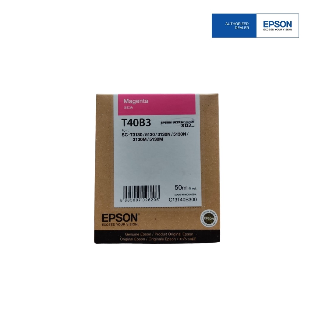 Epson SureColor T3130 T3130N T5130 Magenta 50ml C13T40B300 | Shopee ...