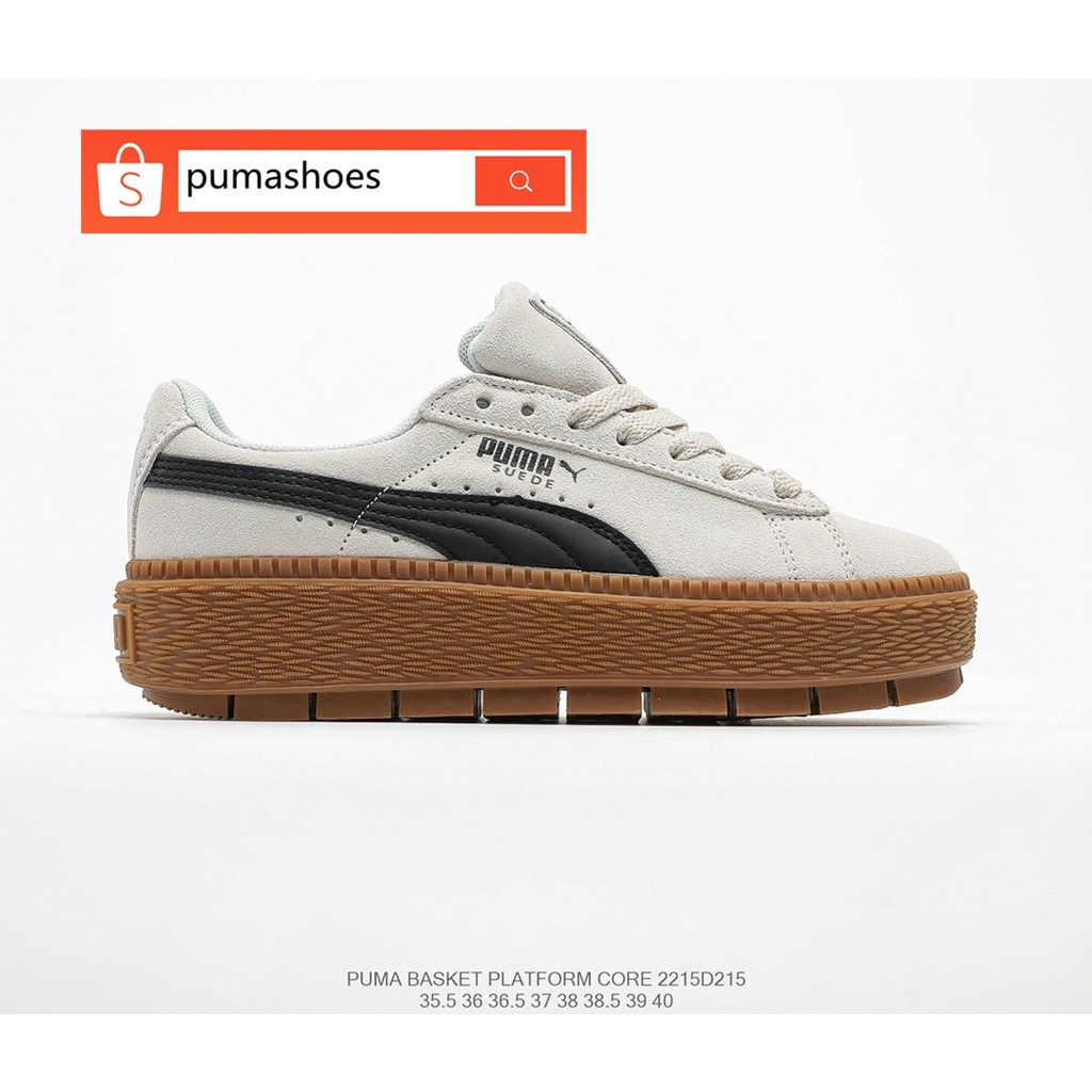 Original Puma Basket Platform Core Casual Shoes For Women Shopee