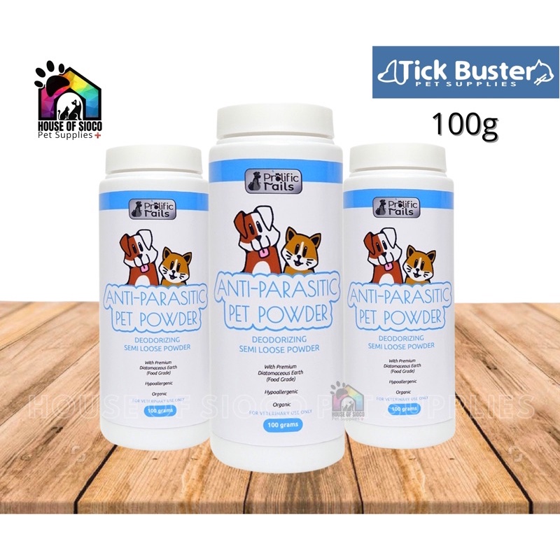 Prolific Tails Anti-Parasitic Deodorizing Powder 100g | Shopee Philippines