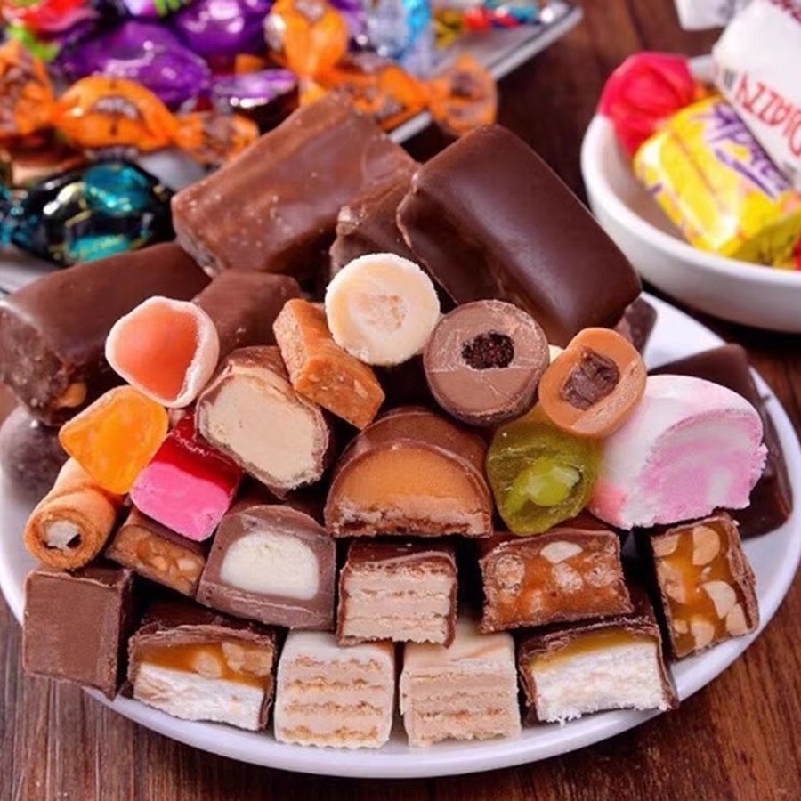 Russian mixed chocolate candy, genuine Russian candy type 1, super ...
